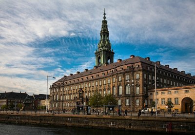 Christiansborg on a Monday morning