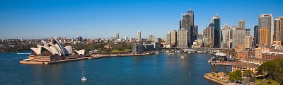 Sydney Opera House & Circular Quay panorama