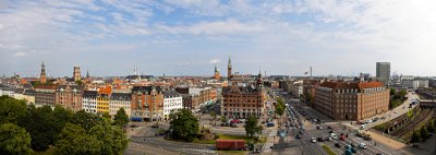 Copenhagen Panorama - from Jarmers Plads