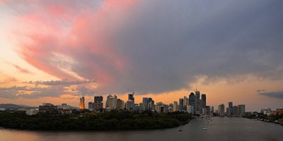 Brisbane Mega Sunset Clouds