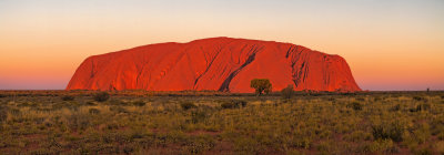 Uluru at sunset - fine art panorama