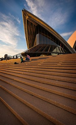 Steps of the Opera House - colour