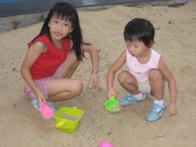 Sand play