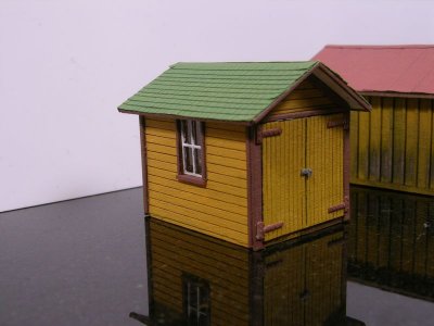 Kit SP2 - SP Tool Shed (small) with drop siding. Kit assembled completely stock.