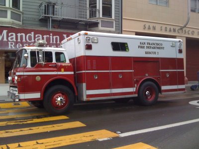 San Francisco Fire Dept Rescue Truck