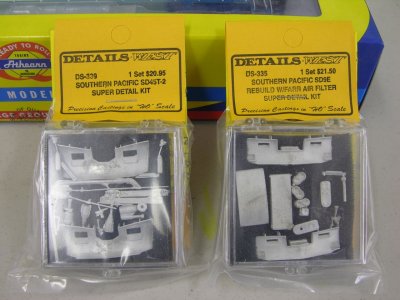 Raffle Prizes Courtesy of Details West - SD9E & SD45T-2 Superdetail Kits. Thank you Details West!