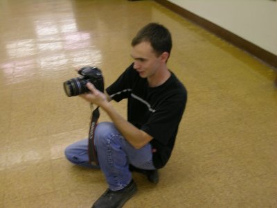 Mike Johannessen sets up for another photo of the BAPM staff