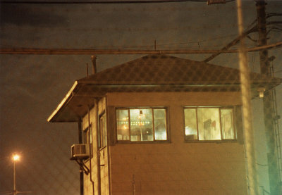Photo by John Rodgers - West Oakland Interlock at night circa 1980