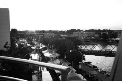 high above canal fest