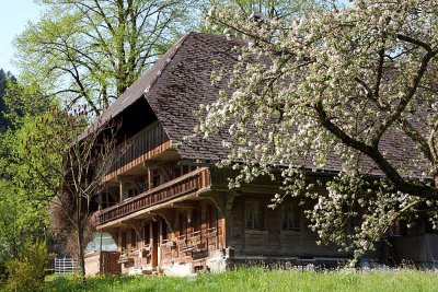 Farmer house at country side Berne