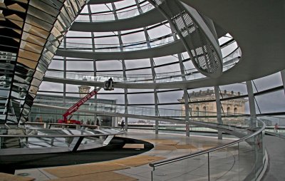 Cleaning day, Reichstag