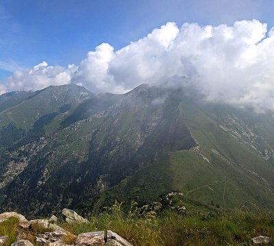 View from Mount Cima della Trosa