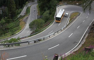 Road Maloja to Chiavenna