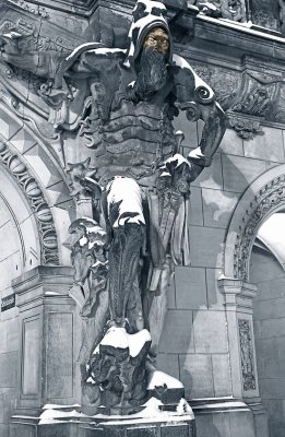 Creature on a building in Dresden