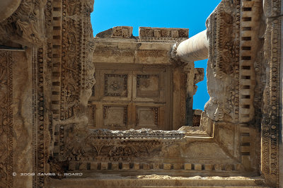 The Library of Celsus (ceiling detail)