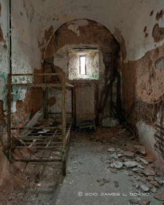 Crumbling Prison Cell