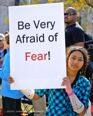 BE VERY AFRAID OF FEAR!