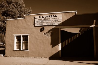 OK CORRAL - Semi-Ghost Town of Tombstone, AZ