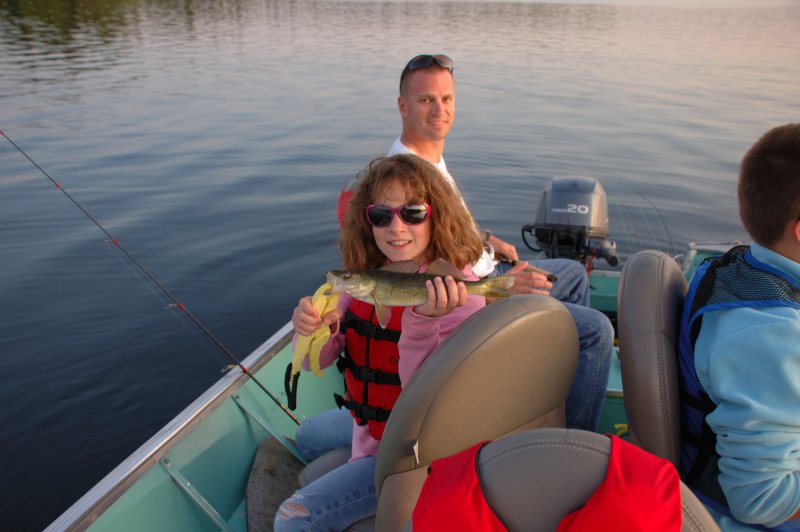 Amys first walleye