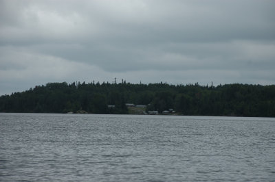 Our camp from the water