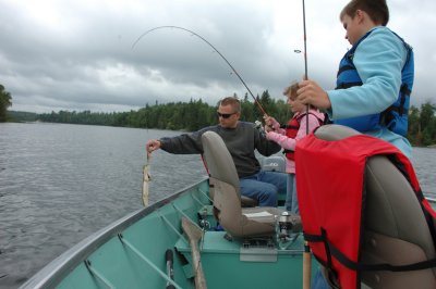 Finally... We're fishing.
