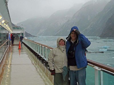 Paul and Laura at Endicott Arm