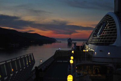 Dawn Princess at Dawn