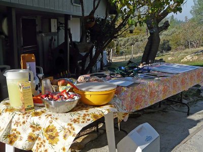 Activity and Snack Table