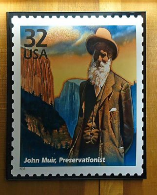 John Muir Postage Stamp