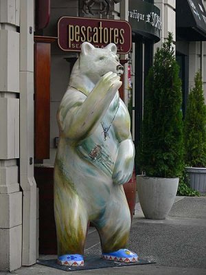 White Bear with Moccasins