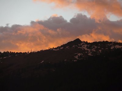 Tahoe Peak Aglow