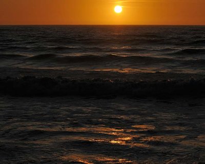 Dark Golden Sunset