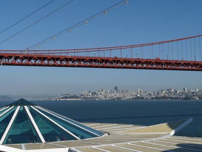 Under the Golden Gate & SF Skyline