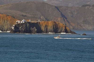 Point Bonita Lighthouse & Coast Guard Ship