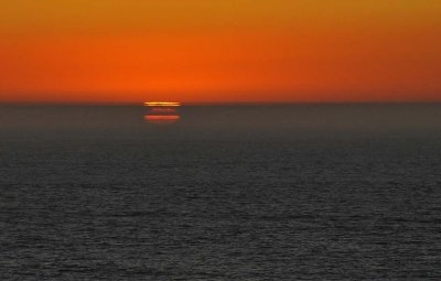 Layered Setting Sun
