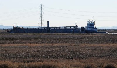 Tug Pushing Barge