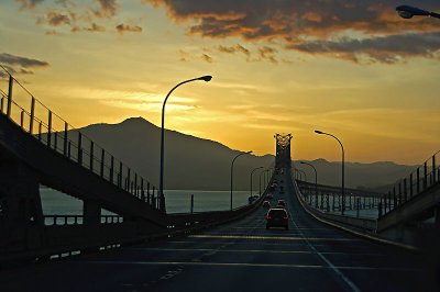 Sunset on the Bridge
