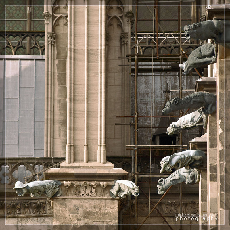 Cologne Cathedral Gargoyle Parade