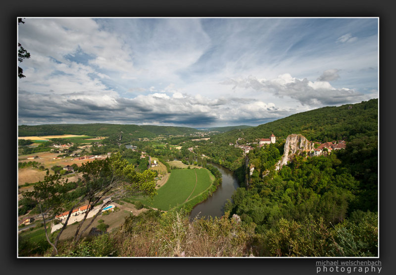 River Lot near Saint Cirq Lapopie