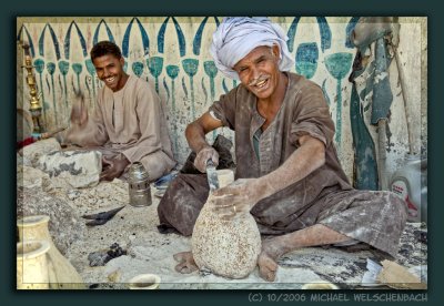 Workers of an Alabaster Factory near Qurna