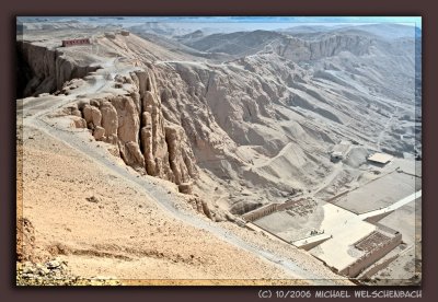 Hiking Trails or Donkey Paths from Deir el Bahri to the Valley of the Kings
