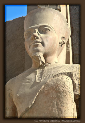 Statue of the God Amun at Karnak