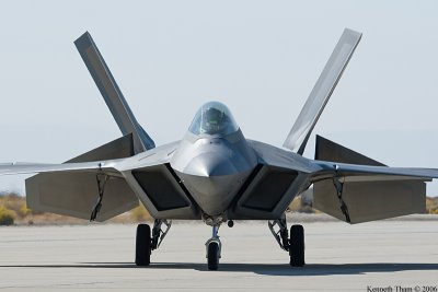 F-22 Taxi to Takeoff