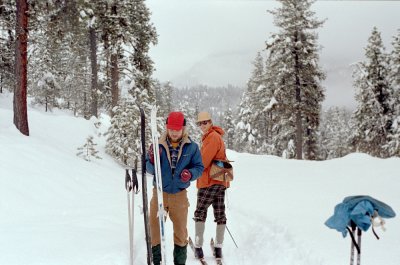 chaps out for a ski