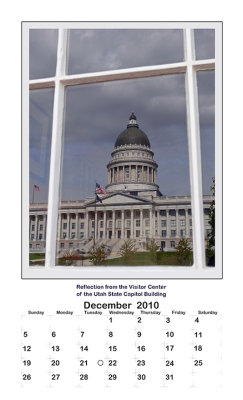 2010 Portrait Calendar - Yellowstone Country - December