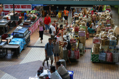 Upstairs view of the market