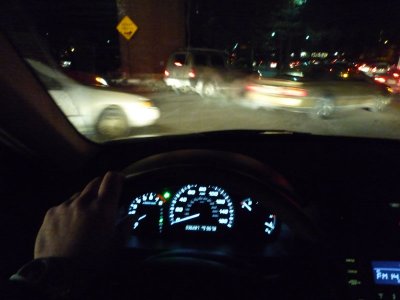 2007 Honda Accordo Dash At Night