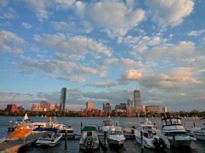 Boston skyline as seen from Cambridge