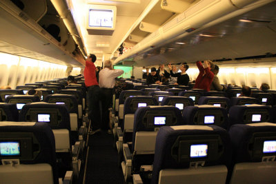 El Al 747-400 interior