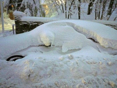 Car Snowed In